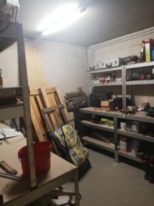 Anbau der Garage