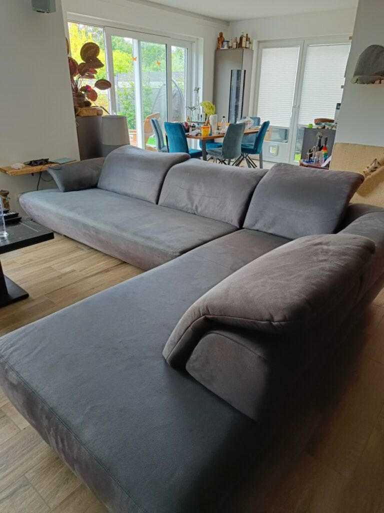 Die Couch nach dem Makeover