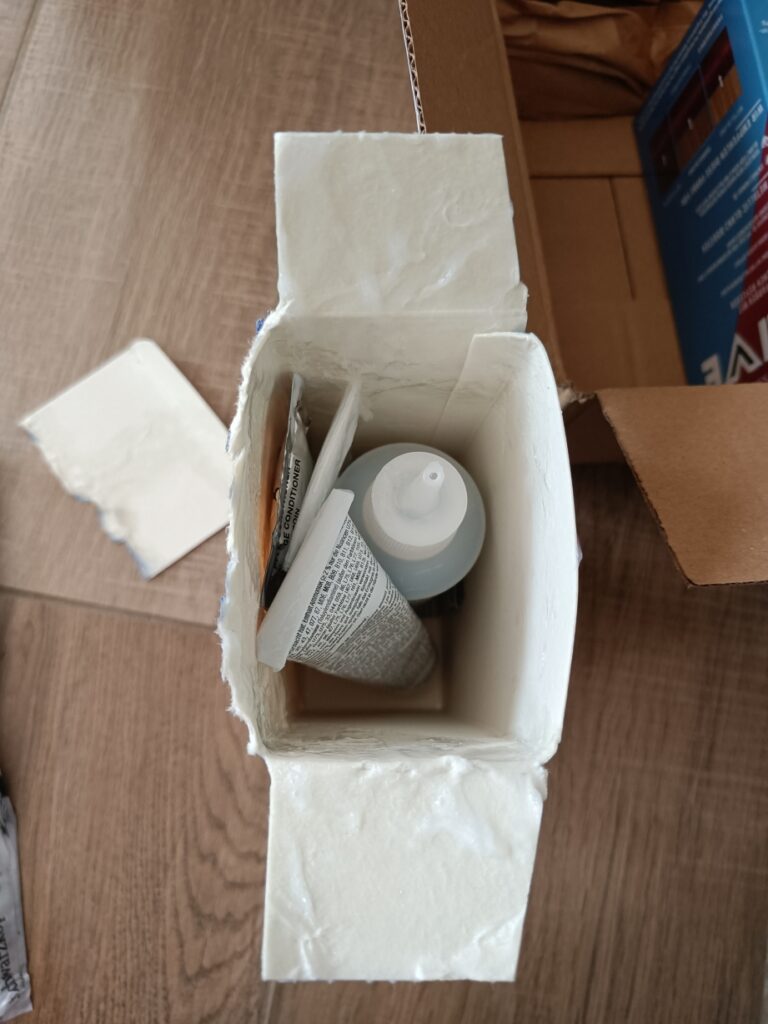 Eine Packung war schon in Mitleidenschaft gezogen....