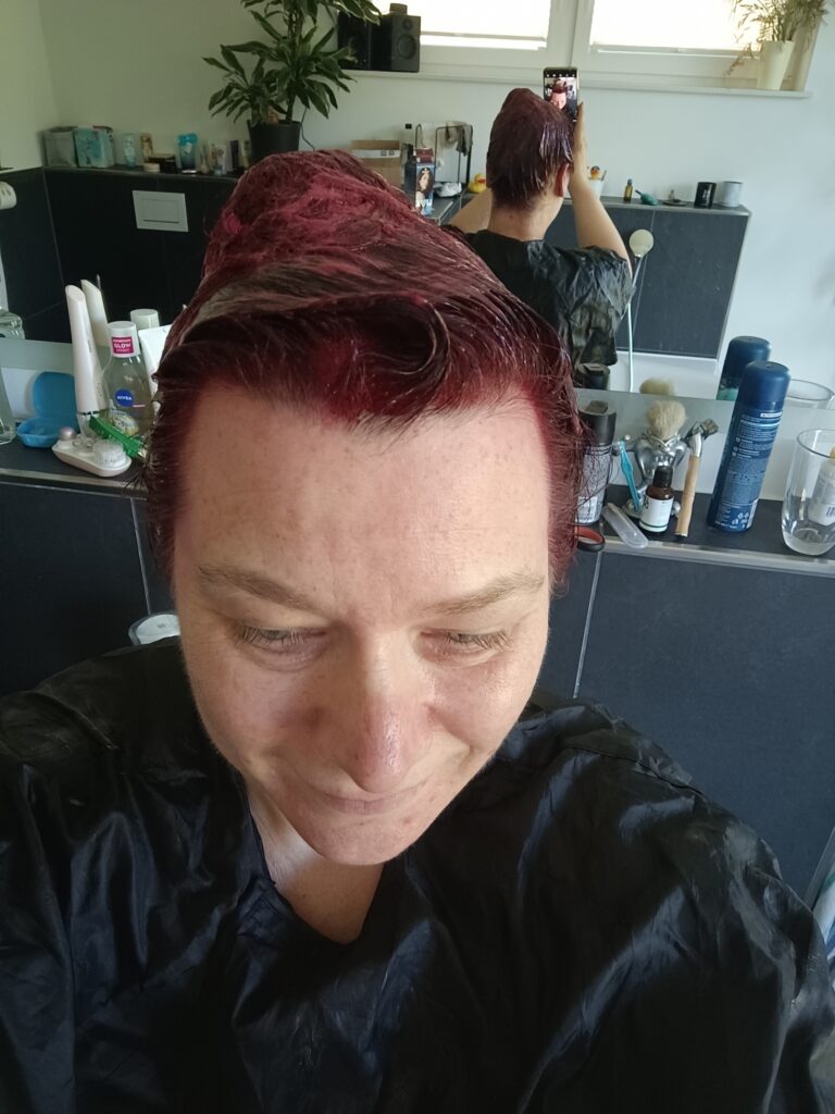 Die Farbe wirkt ein