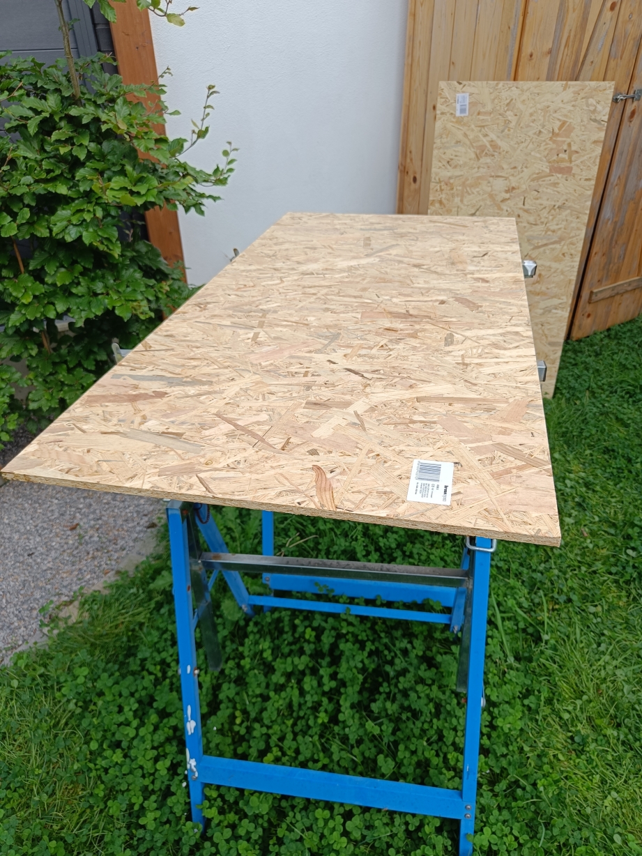 Holzplatten als Grundlage